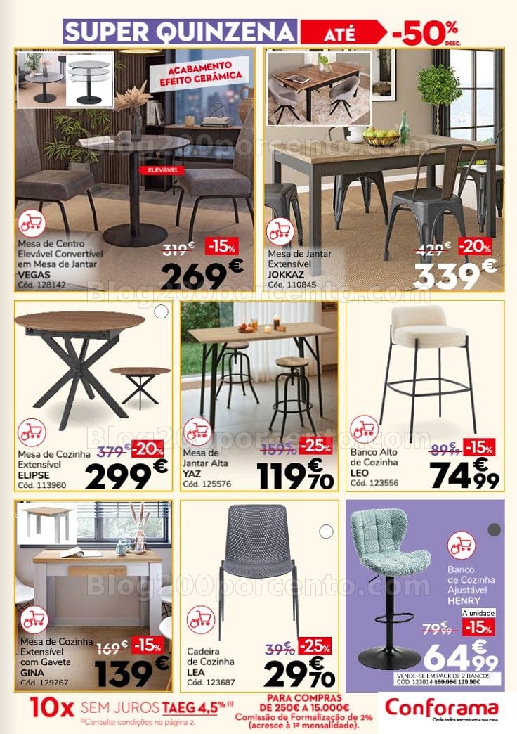 Antevisão Folheto CONFORAMA Promoções até 26 agosto